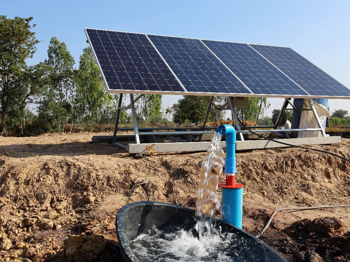 Solar powered water